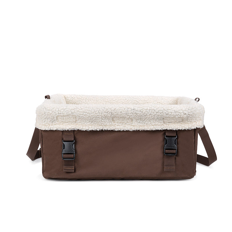 HKM-1558845 Universal Pet Car Pad - Anti-Escape, Durable Nylon Oxford Cloth, Size 39cm x 30cm x 19cm