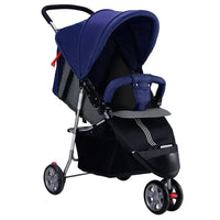 HKM-155923 Lightweight 3 in 1 Travel System Steel Frame Stroller for Infants and Toddlers, 0-3 Years, Compact Folding Design