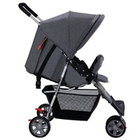 HKM-155923 Lightweight 3 in 1 Travel System Steel Frame Stroller for Infants and Toddlers, 0-3 Years, Compact Folding Design