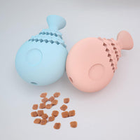 HKM-1559869 Fish Bone Shaped Dog Chew Toy for Training and Dental Care - Interactive Treat Dispenser for Small to Large Dogs