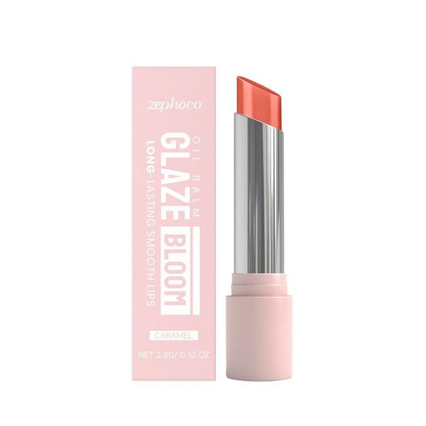HKM-156115 Caramel Oil Balm with Vitamin E and Hyaluronic Acid for Moisturized Lips