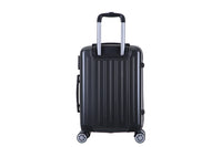 HKM-156115 Durable ABS+PC Luggage Set with Spinner Wheels and Handbag - 3-Piece Trolley Bag Collection