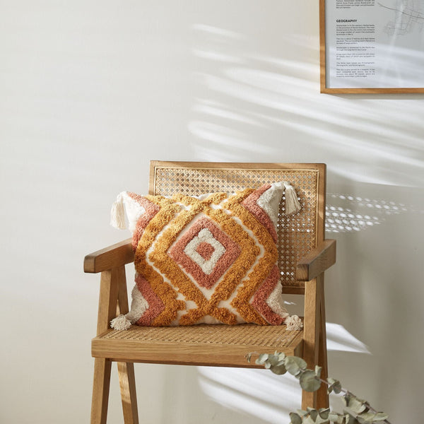 HKM-156115 Nordic Cotton Waist Cushion Cover for Sofa Bed - Multiple Color Options Available
