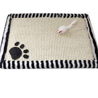 HKM-1562557 Cat Scratching Mat - Durable Cat Scratch Board in Multiple Colors (Khaki, Gray, Pink, Yellow Stripe, Black and White Stripe) - 45cm x 30cm