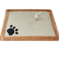 HKM-1562557 Cat Scratching Mat - Durable Cat Scratch Board in Multiple Colors (Khaki, Gray, Pink, Yellow Stripe, Black and White Stripe) - 45cm x 30cm
