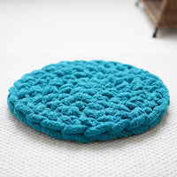 HKM-1564221 Hand-Woven Thermal Chenille Pet Mat for Dogs and Cats - Soft Wool Nest Mattress
