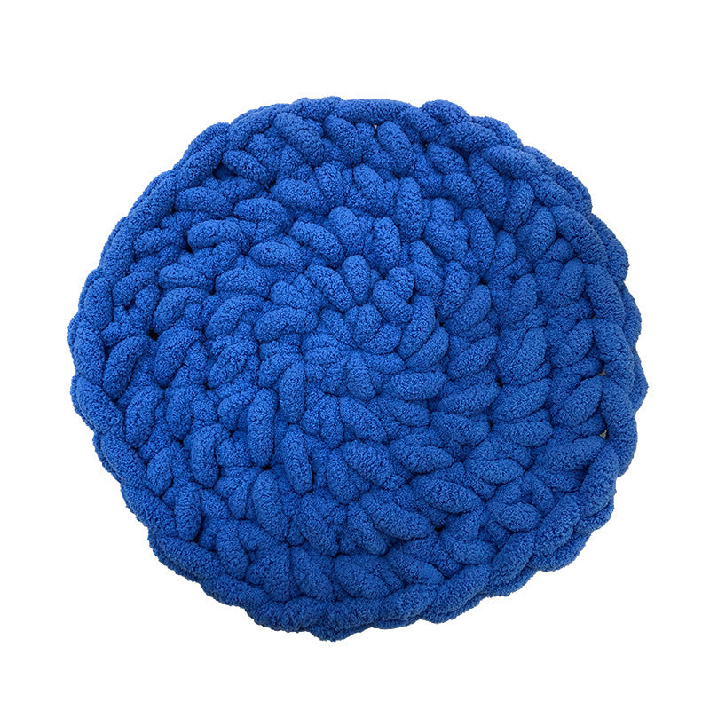 HKM-1564221 Hand-Woven Thermal Chenille Pet Mat for Dogs and Cats - Soft Wool Nest Mattress