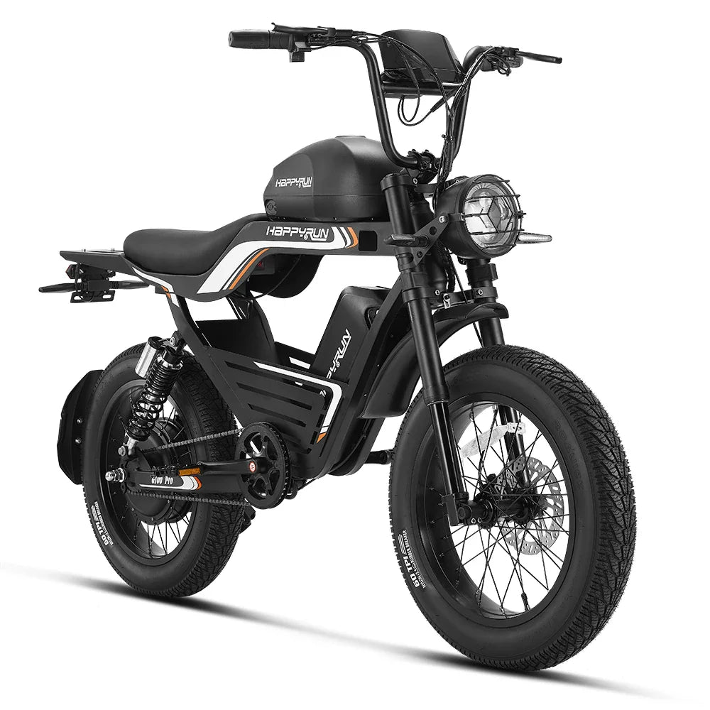 HKM-156435 High-Performance 6000W Electric Street Bike with Dual Batteries and Long Range
