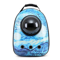 HKM-1564605 Portable Space Capsule Cat Backpack - Medium Hard Pet Carrier in Various Colors