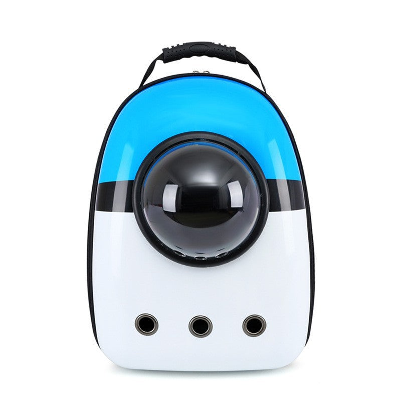 HKM-1564605 Portable Space Capsule Cat Backpack - Medium Hard Pet Carrier in Various Colors