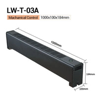 HKM-156499 Electric Baseboard Convection Heater with Adjustable Thermostat and Remote Control - 1100W/1800W Options, Freestanding/Wall-Mounted