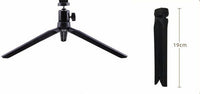 HKM-156563 10 Inch Desktop Selfie Ring Light with Adjustable Arm and Bluetooth Remote Control
