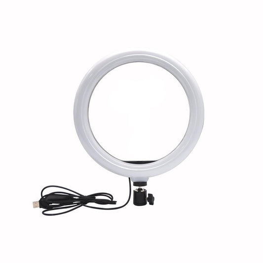 HKM-156563 10 Inch Desktop Selfie Ring Light with Adjustable Arm and Bluetooth Remote Control
