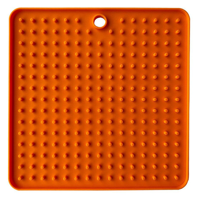 HKM-156563 Silicone Dog Licking Pad - Pet Slow Food Plate, 18.5 x 18.5 cm