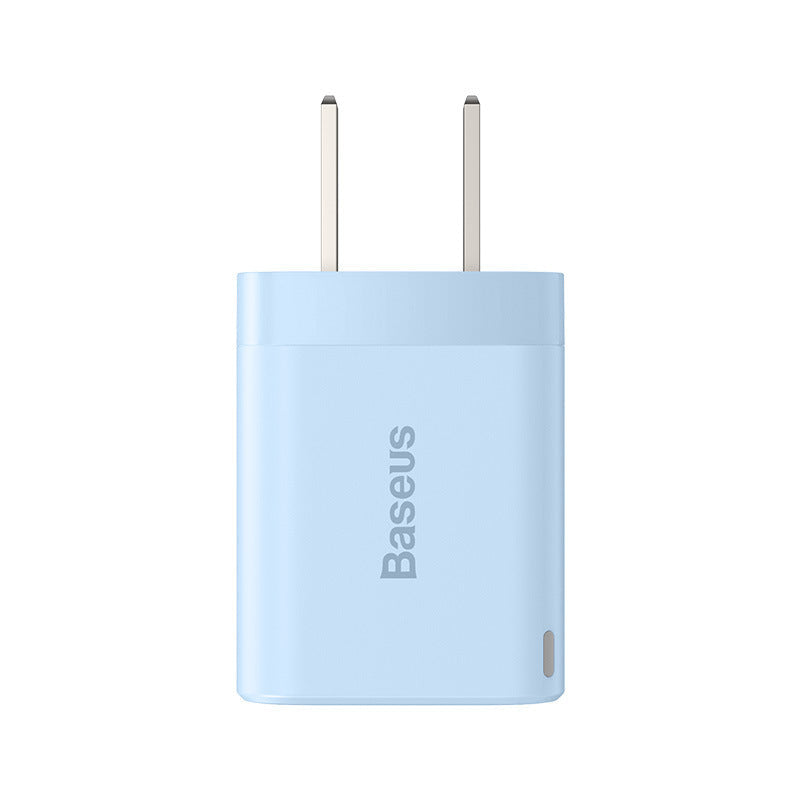 HKM-156755 Foldable Fast Charger for Mobile Phones, Type-C Input, Lithium Battery, Available in Purple, Pink, Far Peak Blue