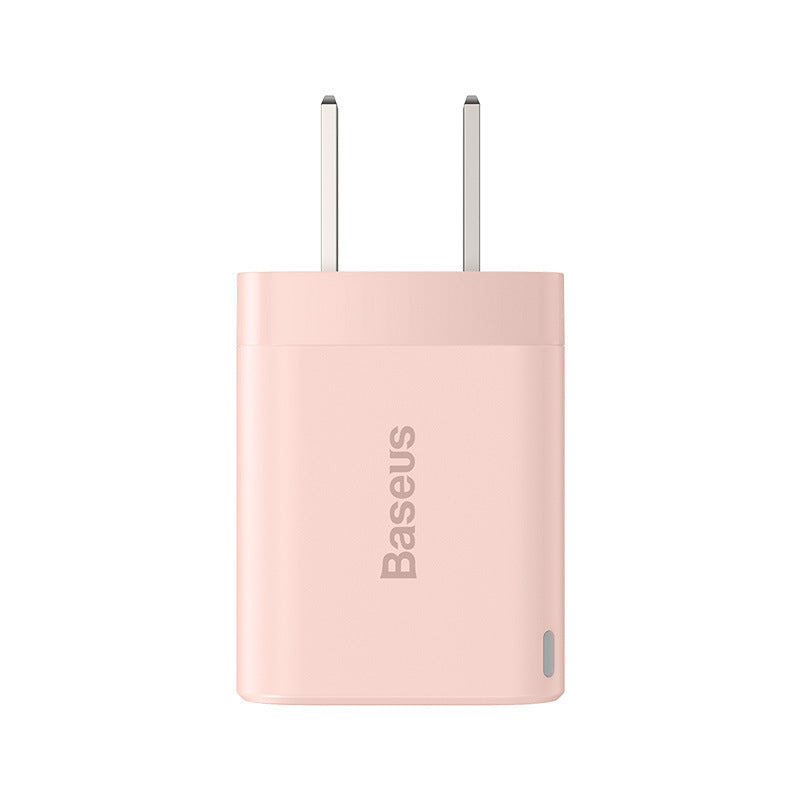 HKM-156755 Foldable Fast Charger for Mobile Phones, Type-C Input, Lithium Battery, Available in Purple, Pink, Far Peak Blue