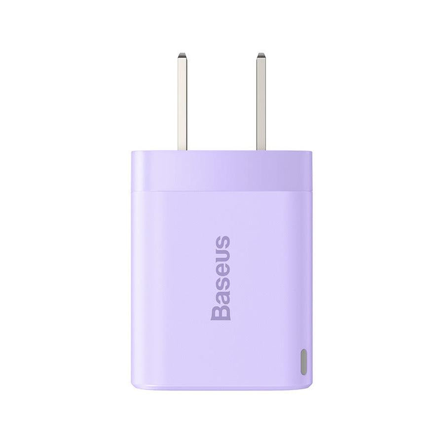 HKM-156755 Foldable Fast Charger for Mobile Phones, Type-C Input, Lithium Battery, Available in Purple, Pink, Far Peak Blue