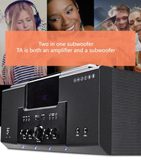 HKM-156883 5.1 Channel Home Theatre Speaker System with Powerful Subwoofer and Remote Control