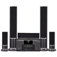 HKM-156883 5.1 Channel Home Theatre Speaker System with Powerful Subwoofer and Remote Control
