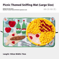 HKM-1568957 Dog Sniffing Mat - Interactive Food Hiding Blanket for Enrichment and Relaxation