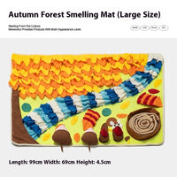 HKM-1568957 Dog Sniffing Mat - Interactive Food Hiding Blanket for Enrichment and Relaxation