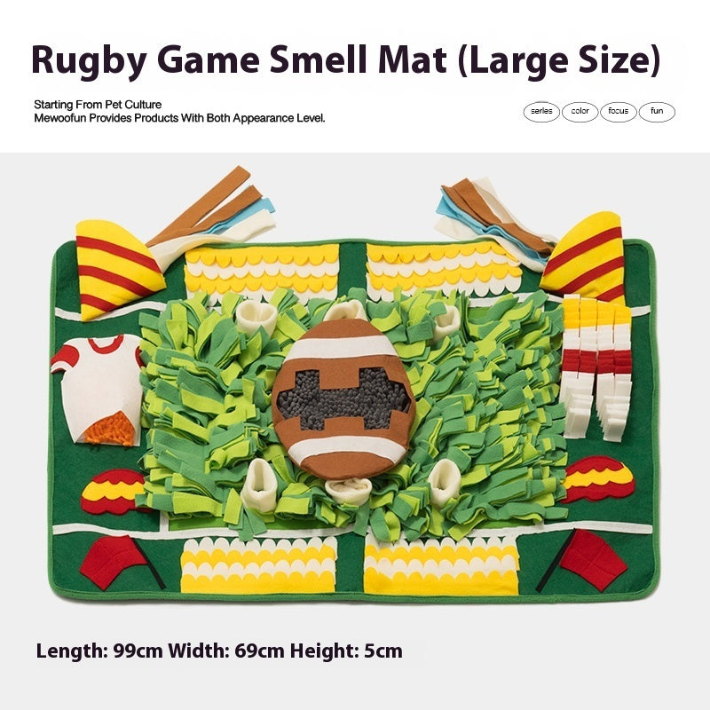 HKM-1568957 Dog Sniffing Mat - Interactive Food Hiding Blanket for Enrichment and Relaxation