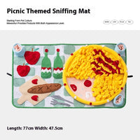 HKM-1568957 Dog Sniffing Mat - Interactive Food Hiding Blanket for Enrichment and Relaxation
