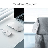 HKM-156947 Portable USB Charger for Apple Watch Models 1-4, Fast Charging, Lightweight Design