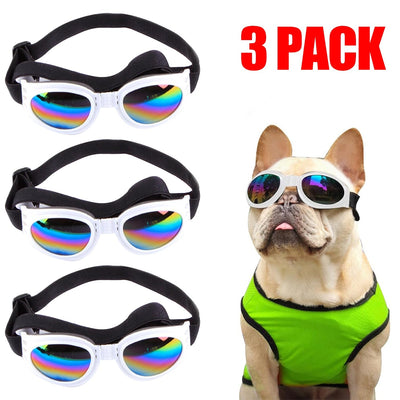 HKM-1569725 Windproof UV Protection Sunglasses for Small and Medium Pets - Adjustable Goggles for Dogs and Cats