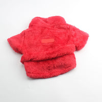 HKM-1570493 Personalized Pet Bathrobe Cloak in Red, Purple, Orange, Navy Blue - Casual Cloth Wear for Dogs