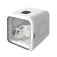 HKM-157139 Automatic Pet Hair Drying Box for Cats and Small Dogs – Portable Grooming Device with Battery Power