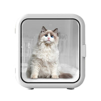 HKM-157139 Automatic Pet Hair Drying Box for Cats and Small Dogs – Portable Grooming Device with Battery Power