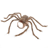 HKM-1572285 Spider-Inspired Pet Costume for Halloween - Gray, Brown, Black, and Purple - Multiple Sizes Available