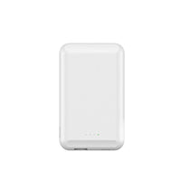 HKM-157267 Compact Back Clip Power Bank with Lithium Polymer Battery - Portable Plastic Design (85x55x12mm)