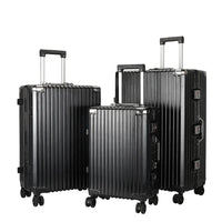 HKM-157267 Stylish Custom Logo 20-28 Inch PC Suitcase for Men - Durable Aluminium Travel Luggage