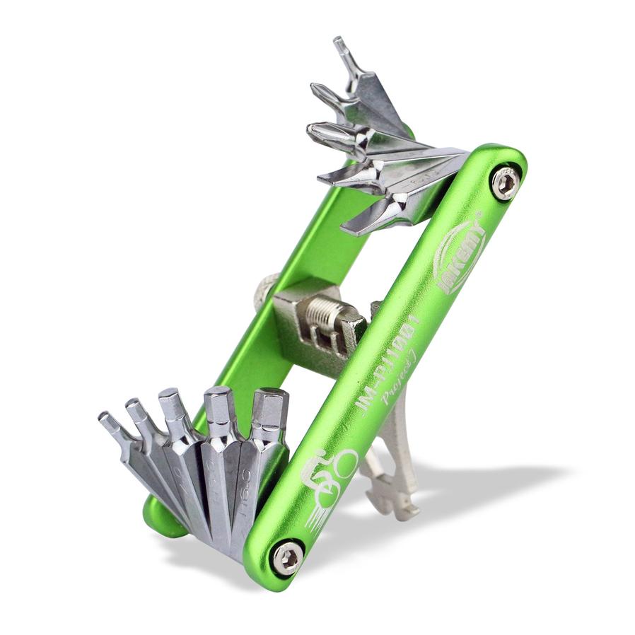 HKM-157395 11-in-1 Bicycle Repair Tool with Screwdrivers and Multi-Function Features