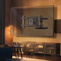 HKM-157395 Adjustable Wall-Mounted TV Bracket with Articulating Dual Arms for 40-75 inch Screens