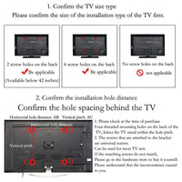 HKM-157395 Adjustable Wall-Mounted TV Bracket with Articulating Dual Arms for 40-75 inch Screens