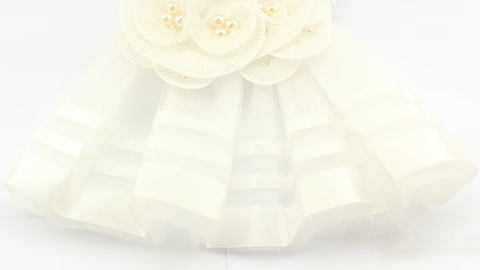 HKM-1574461 Summer Lotus Pond Princess Skirt for Dogs - One-Piece Pet Clothing in Multiple Sizes