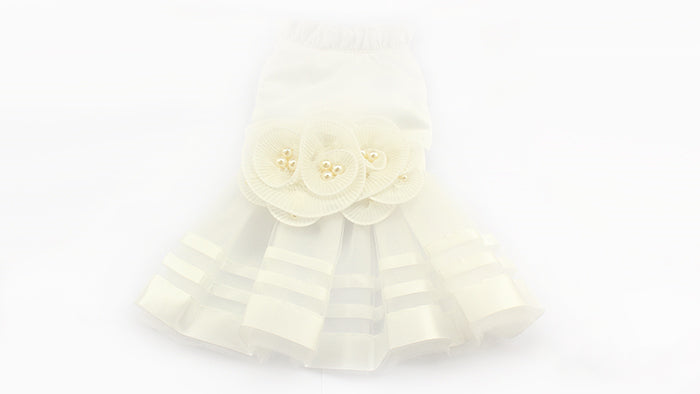 HKM-1574461 Summer Lotus Pond Princess Skirt for Dogs - One-Piece Pet Clothing in Multiple Sizes