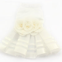 HKM-1574461 Summer Lotus Pond Princess Skirt for Dogs - One-Piece Pet Clothing in Multiple Sizes