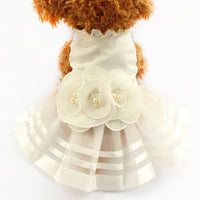 HKM-1574461 Summer Lotus Pond Princess Skirt for Dogs - One-Piece Pet Clothing in Multiple Sizes