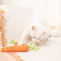 HKM-1575357 Interactive Cat Toys Set with Carrot Bites, Grinding Stick, and Ringing Stones