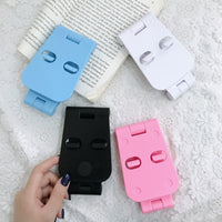 HKM-157587 Folding Mobile Phone Stand for Live Streaming - ABS, 4 Colors: Green, White, Black, Pink