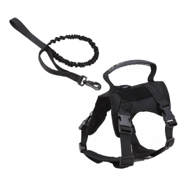 HKM-1577149 Breathable Nylon Chest Harness with Traction Rope for Cats and Dogs