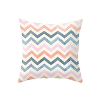 HKM-157715 Geometric Abstract Polyester Pillow Cover for Modern Home Décor - 45cm x 45cm