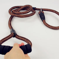 HKM-1577661 Heavy-Duty Chain Dog Leash for Large Dogs, 12mm & 15mm Diameters