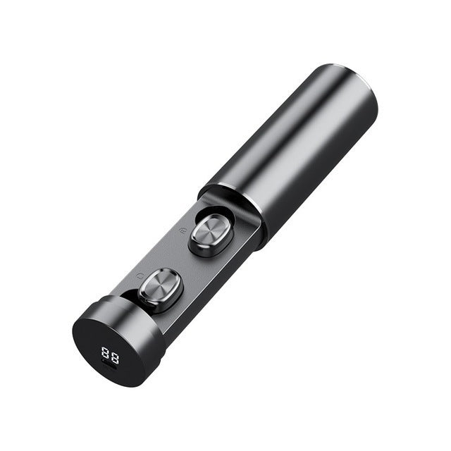HKM-157779 Bluetooth B9 In-Ear Wireless Headset with Digital Battery Display and Multi-Point Connection