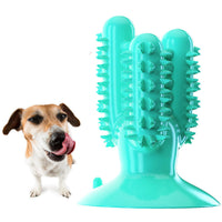 HKM-1578685 Dog Bite Resistant Rubber Teething Stick - Green, Blue, Yellow, 92*92*128cm