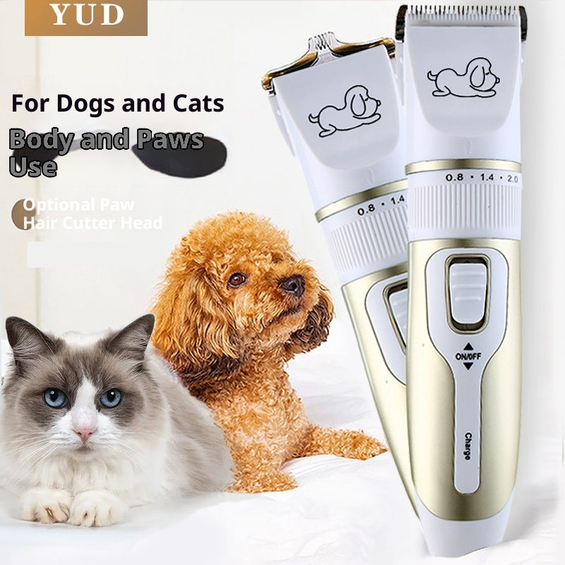 HKM-1579453 High Power Professional Pet Shaver for Dogs and Cats - Includes Spare Blades and Various Attachments